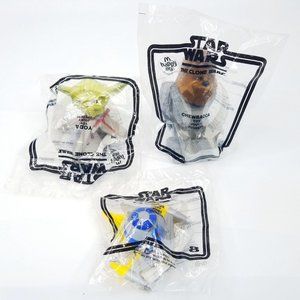 McDonalds Happy Meal 2008 Star Wars Clone Wars Lot